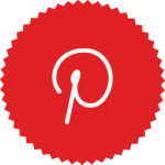 Pinterest Sticker Icon by DesignBolt