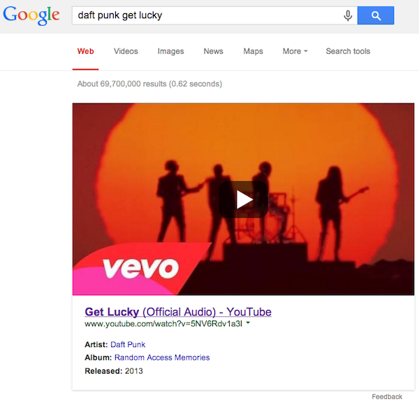 Daft Punk Get Lucky Google Search