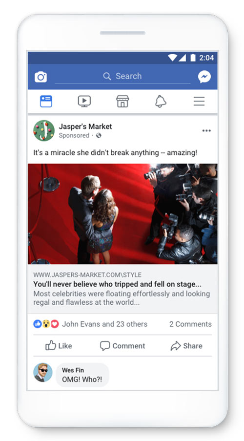 Facebook Bad Ads - Withholding