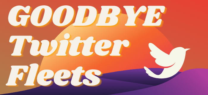 Goodbye Twitter Fleets Banner