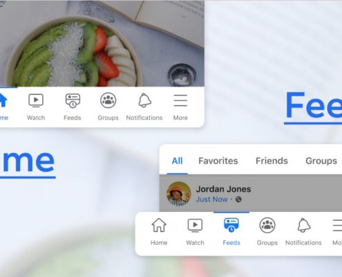 Facebook's New Home Feed Banner