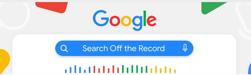 Google's Search Off The Record podcast banner image